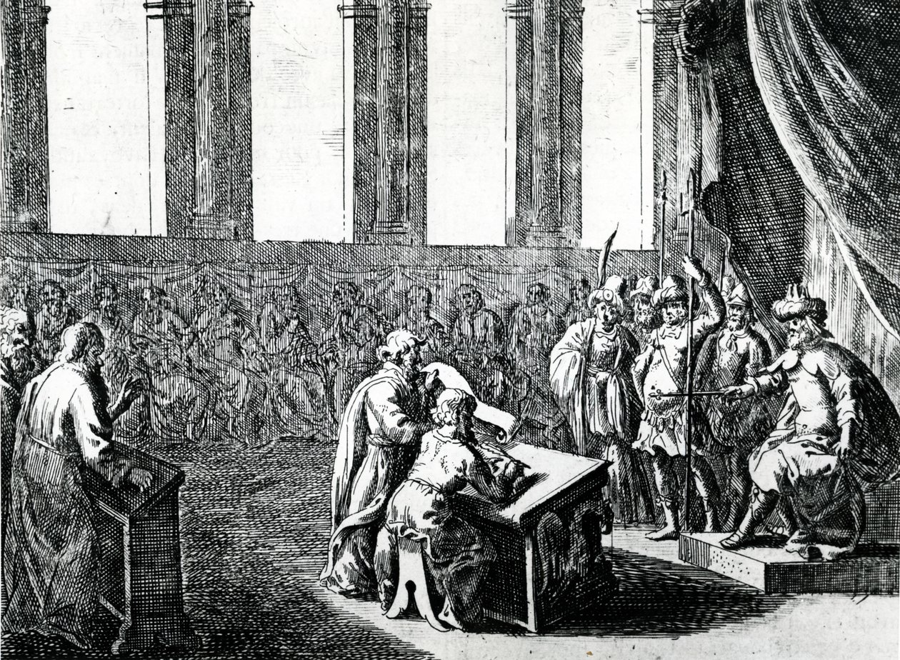 Ptolemy Philadelphus, King of Egypt, summons 72 men from Judaea to translate Jewish law into Greek