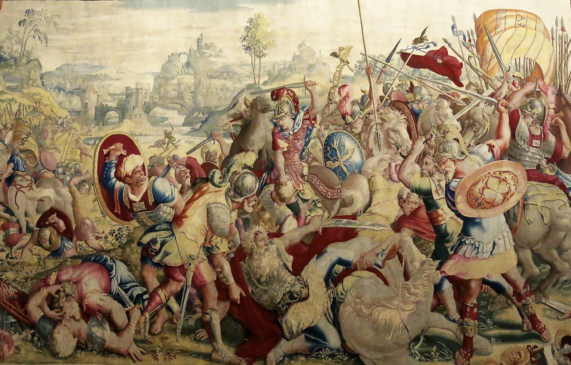 Battle of Ticinus. Manufacture des Gobelins for Louis XIV