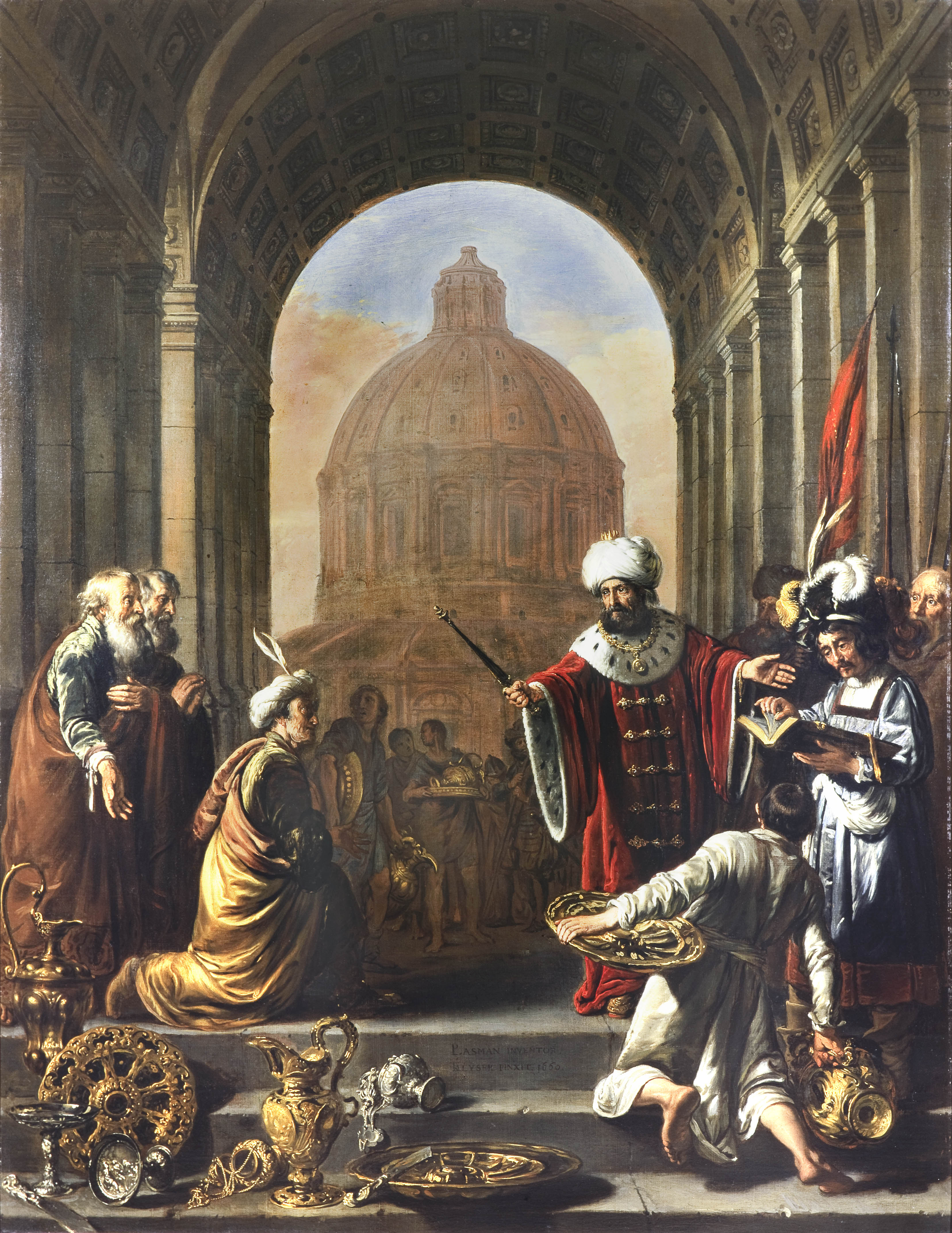 Cyrus restores the treasures of the temple Thomas de Keyser