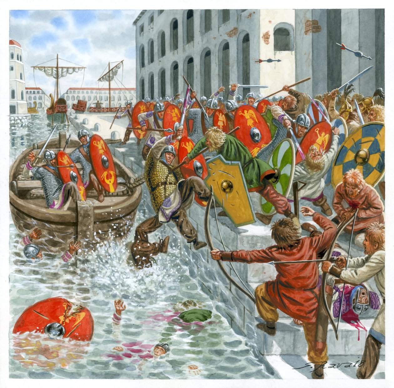 Visigoths Invade Ostia