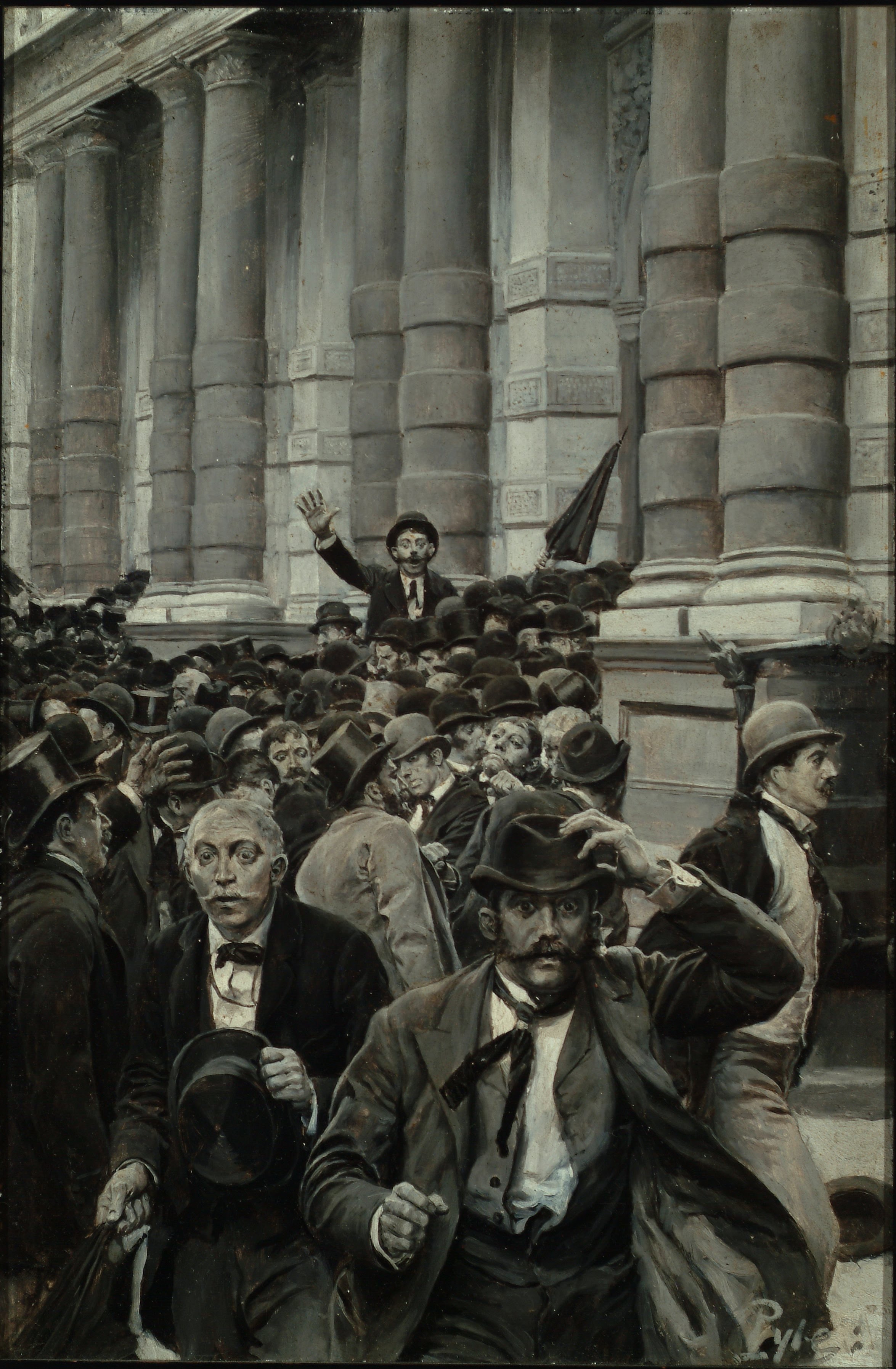 The Rush from the New York Stock Exchange on September 18