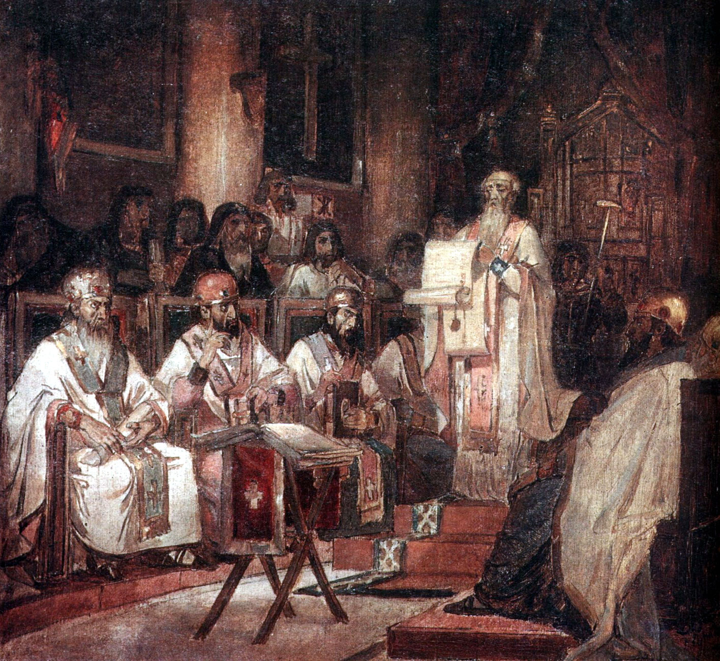 Second Ecumenical council by V.Surikov