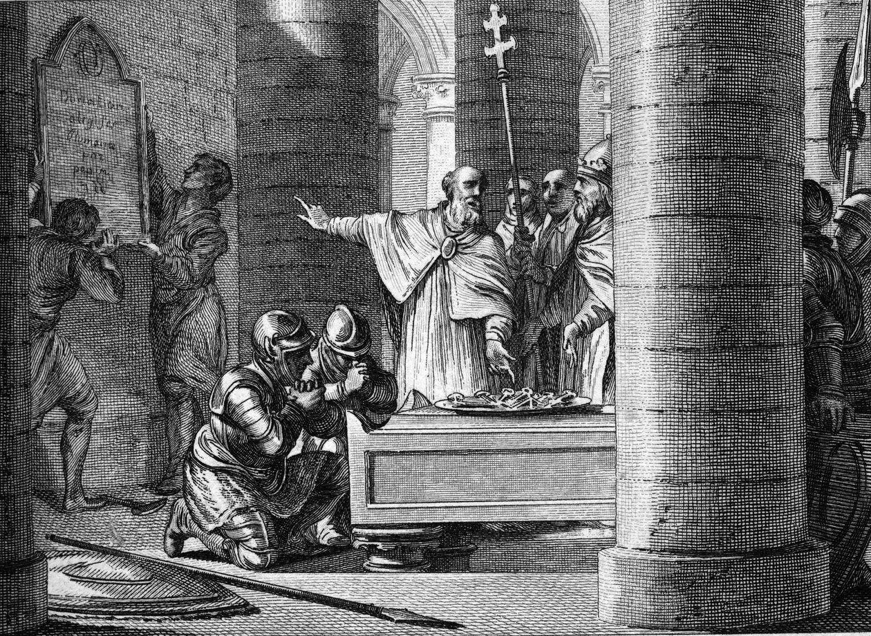 Fulrade Great Chaplain of Pepin the Brief, Offered Pope Stephen II the Keys to Fifteen Cities Taken from the Lombards