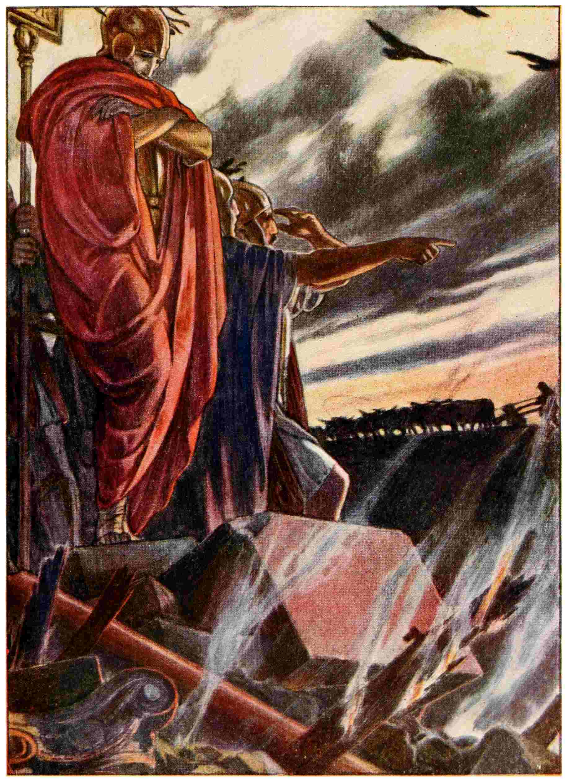 The City of Carthage Given to Flames
