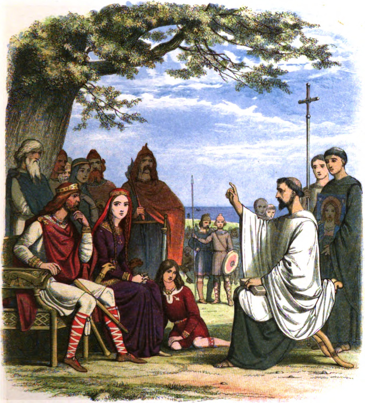 Augustine Preaching Before King Ethelbert