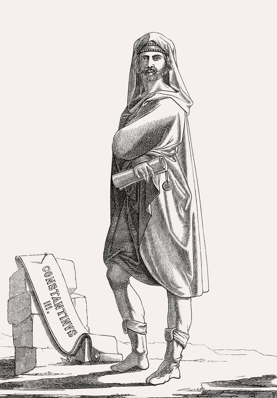 Constantine III, Eastern Roman Emperor for four months
