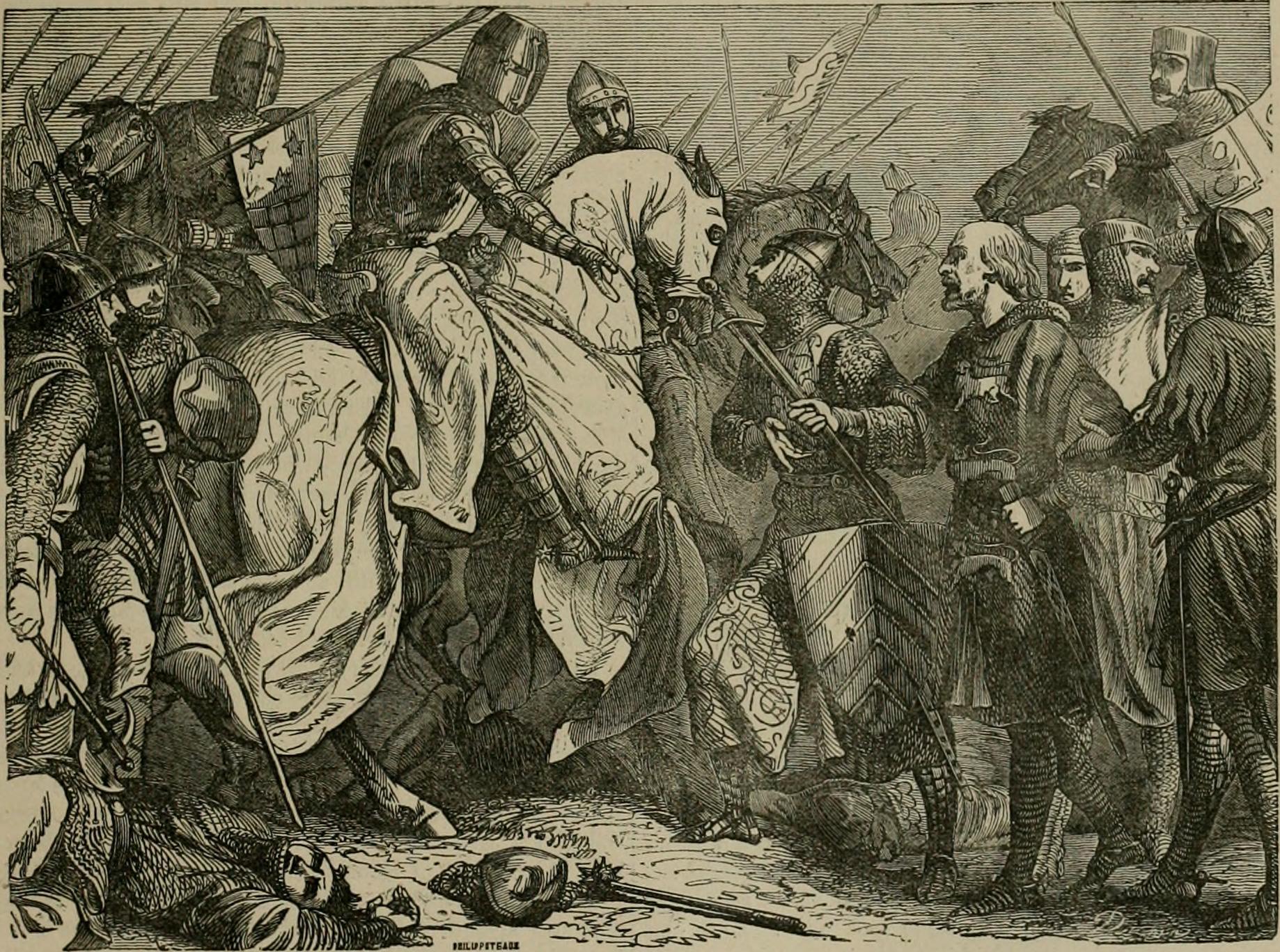 Henry III at the Battle of Lewes