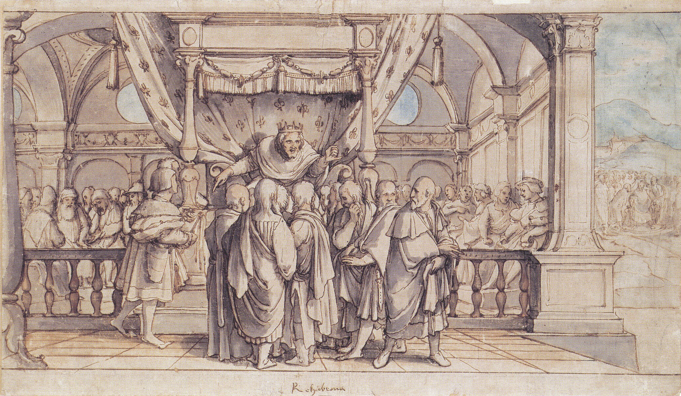 - Rehoboam's Insolence, by Hans Holbein the Younger