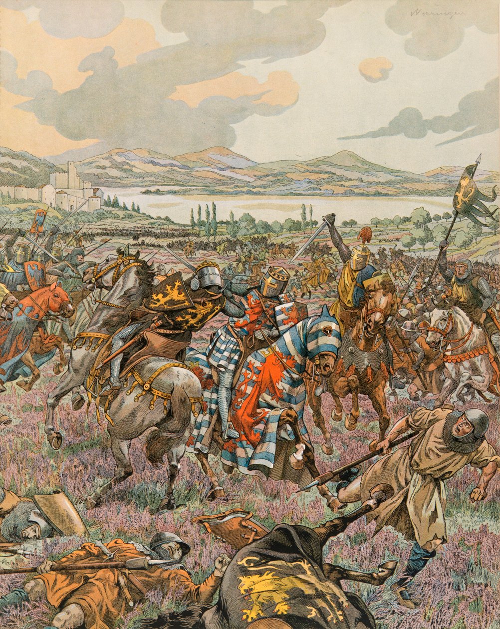 John I, Duke of Brabant, Victorious at the Battle of Woeringen in