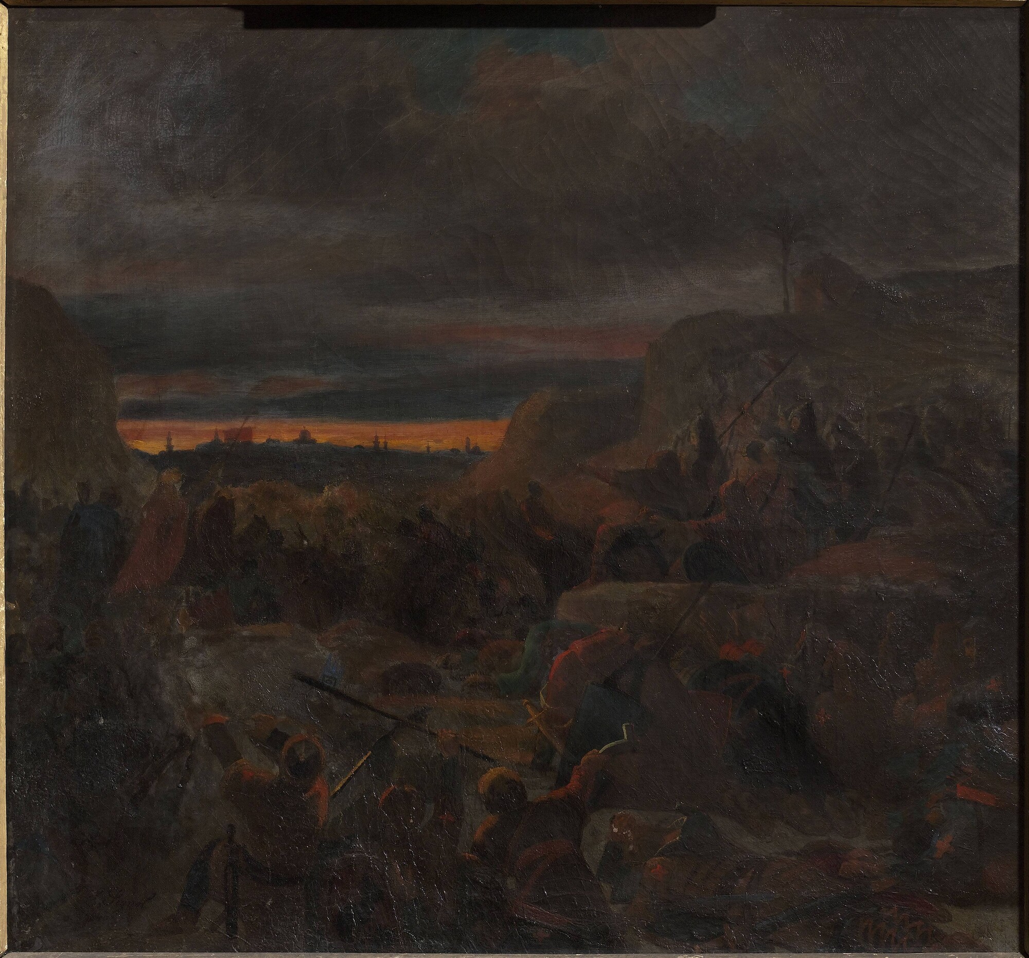 Arrival of the Crusaders before Jerusalem