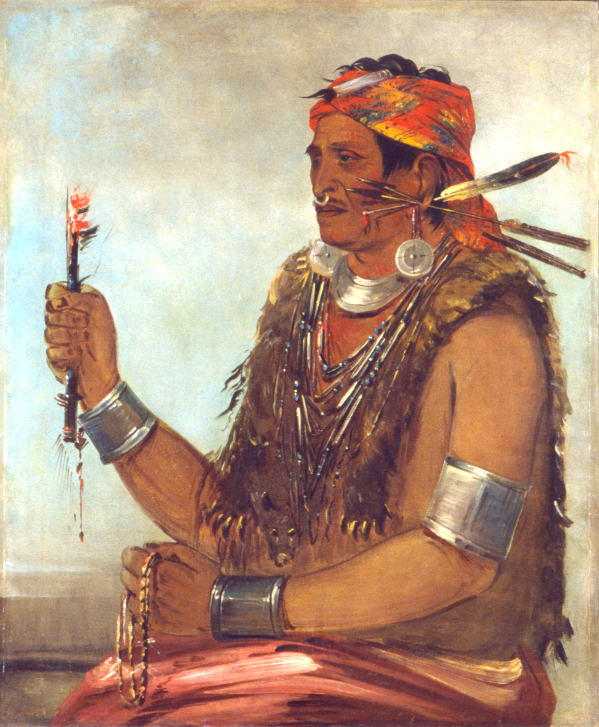 Ten-sqúat-a-way, The Open Door, Known as The Prophet, Brother of Tecumseh
