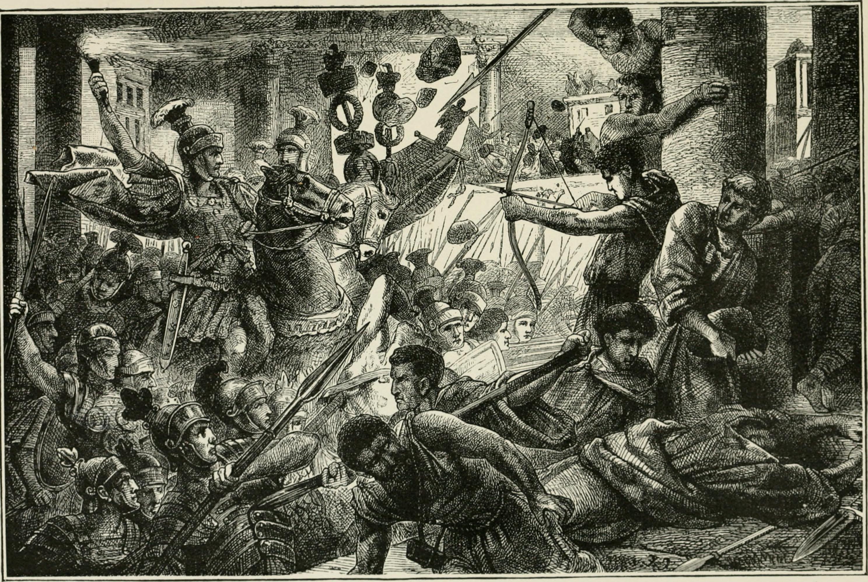 Sulla fights his way into Rome