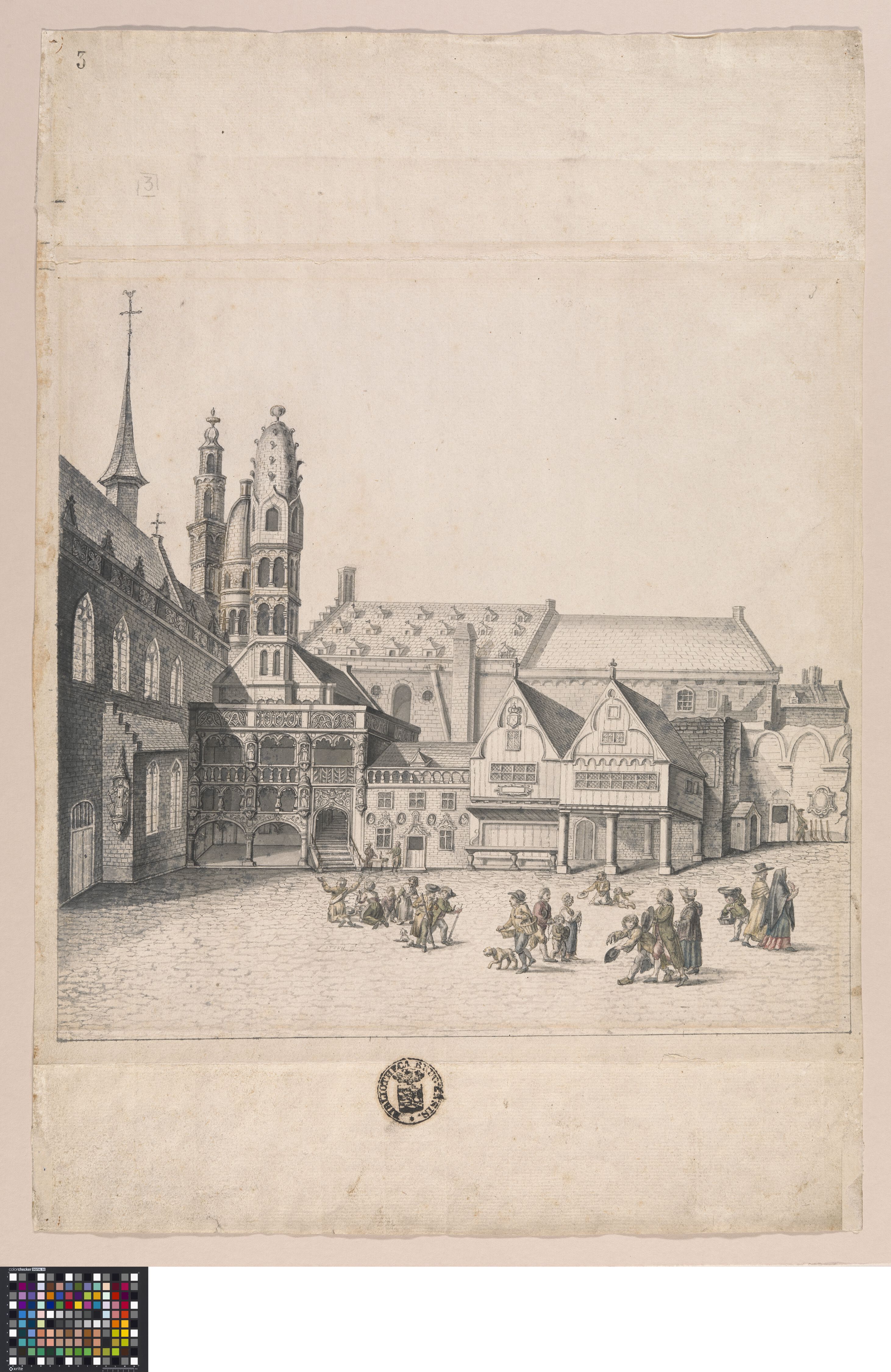 The Holy Blood Chapel and the Stone in Bruges