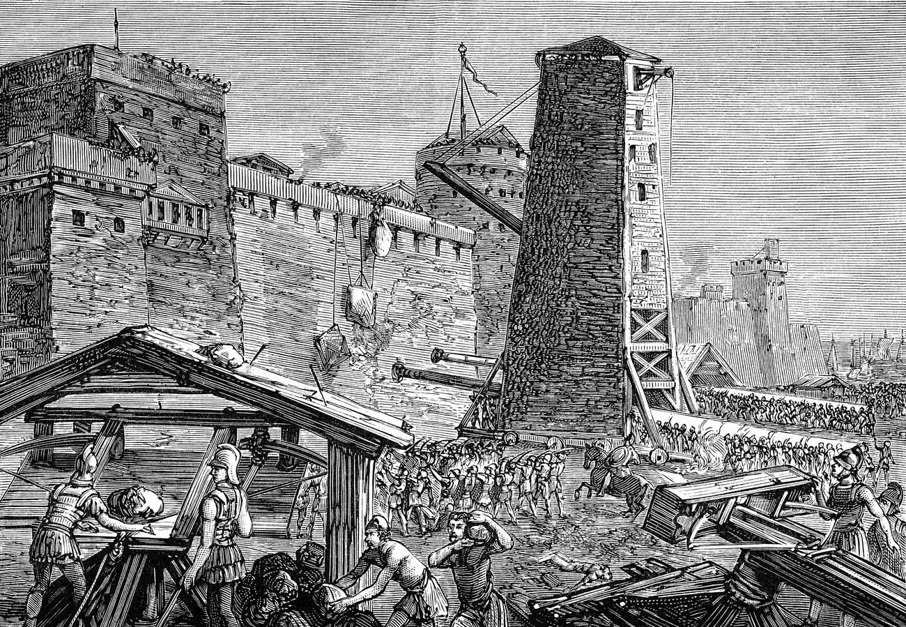 The siege of Rhodes