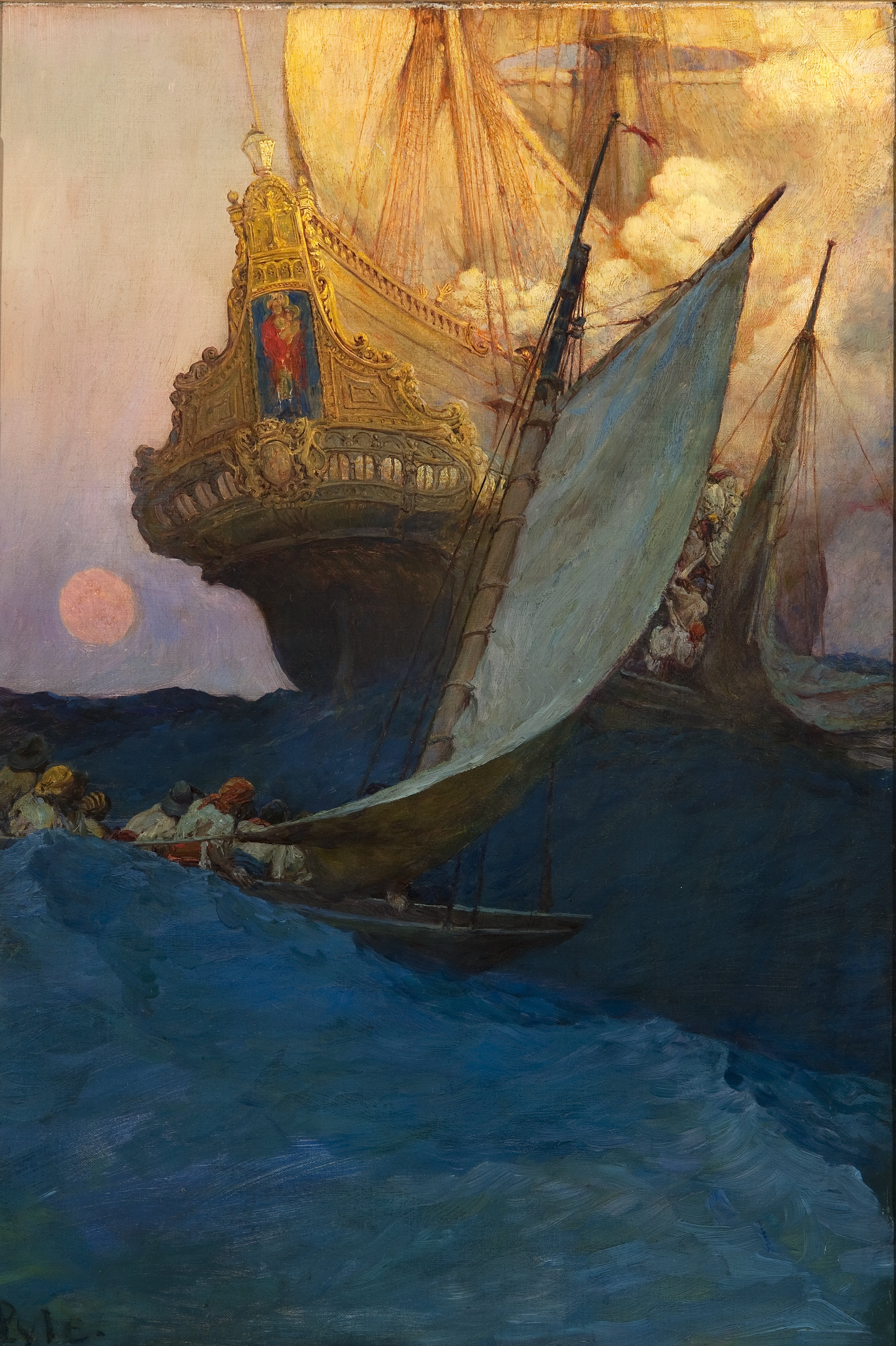 (Loosely based on real event) An Attack on a Galleon