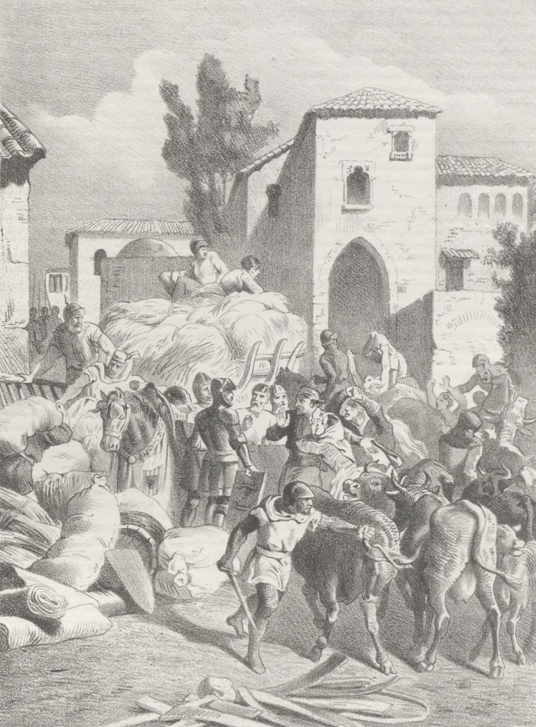 Aragonese forces enetering the Kingdom of Valencia