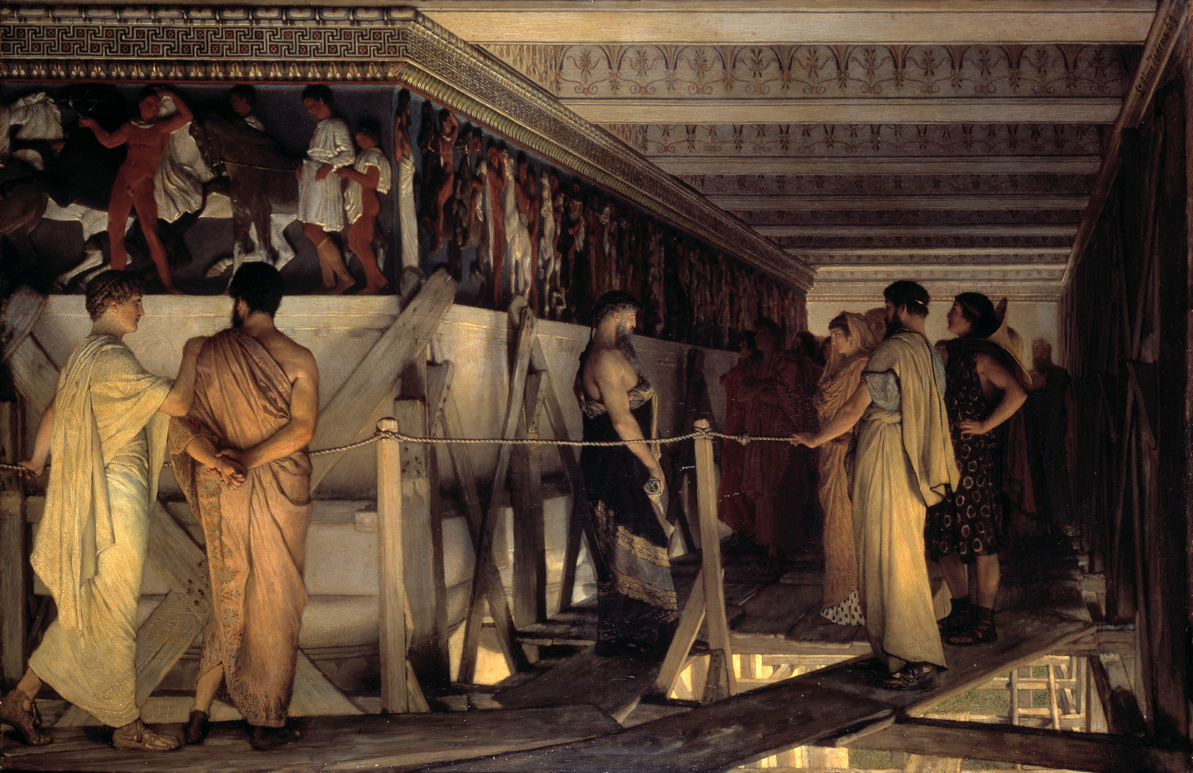 Phidias Showing the Frieze of the Parthenon to his Friends