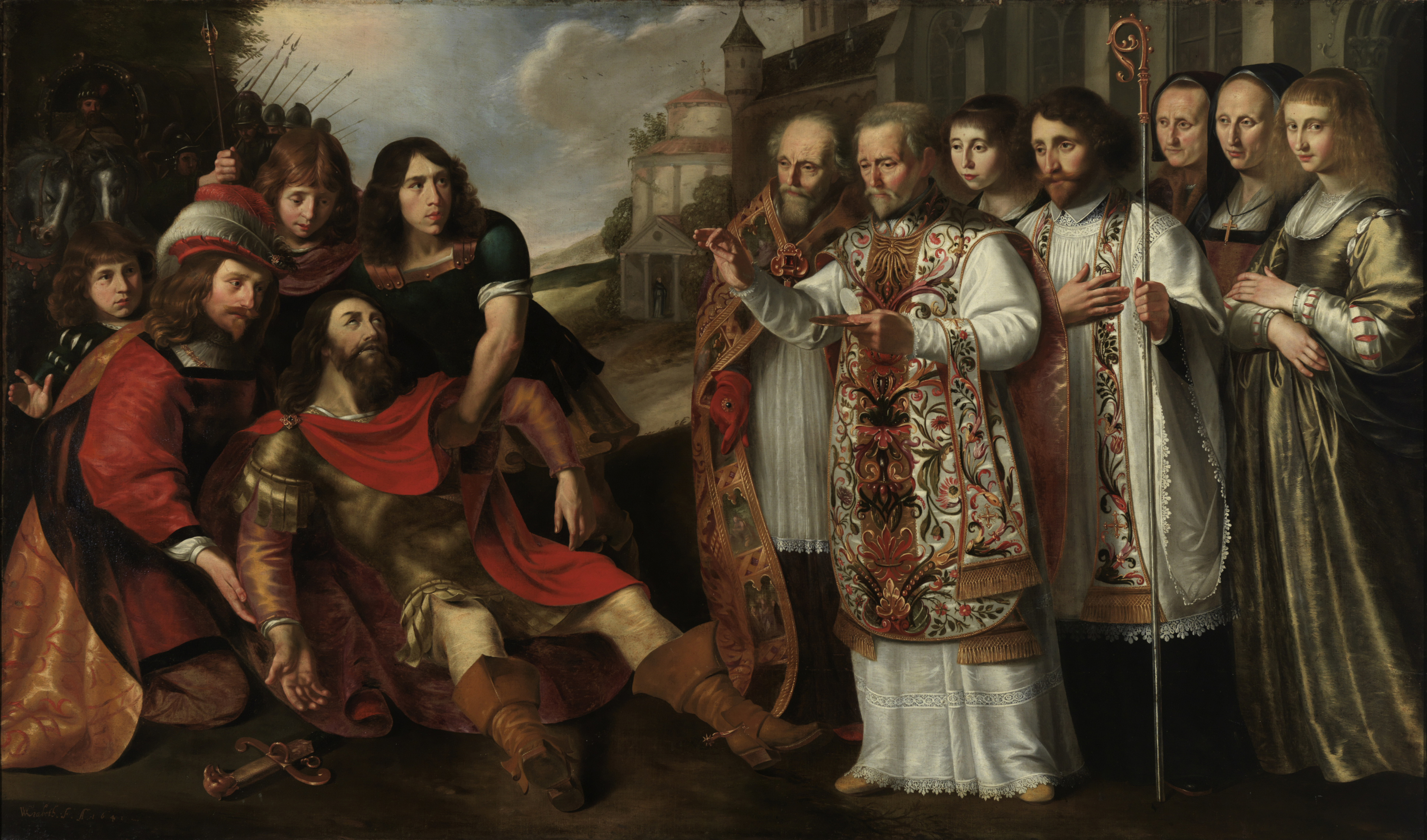 Conversion of William X, Duke of Aquitaine by Bernard de Clairvaux