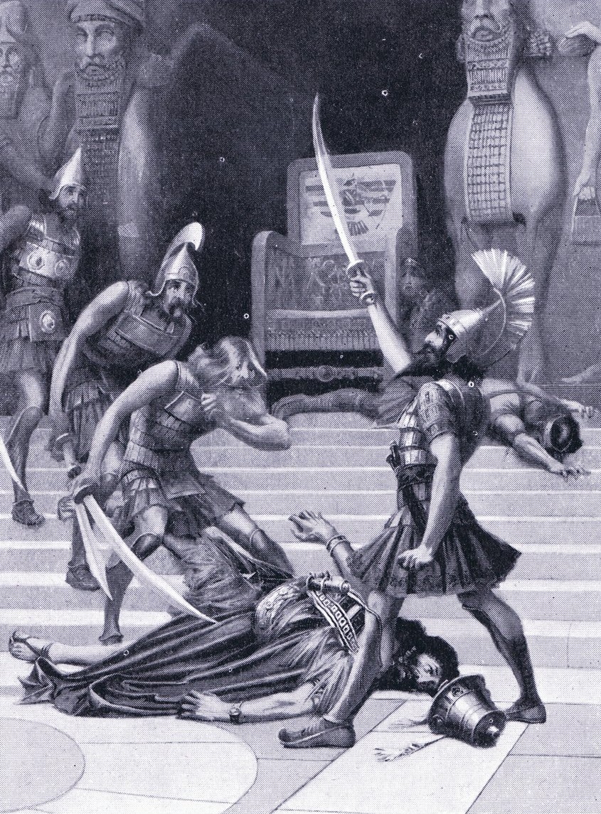 death of Belshazzar