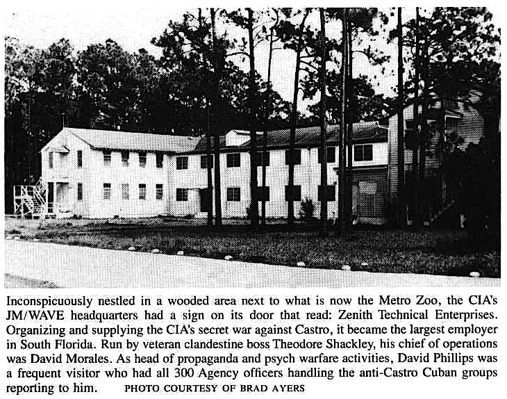 JMWAVE  Zenith Technical Enterprises CIA’s Main Front Company in South Florida