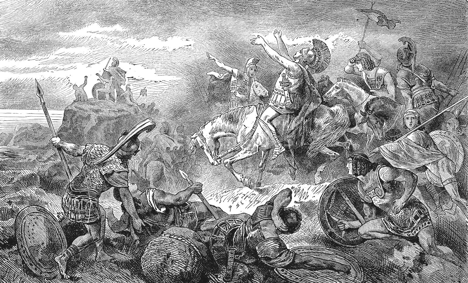 Xenophon and the Ten Thousand coming in sight of the sea