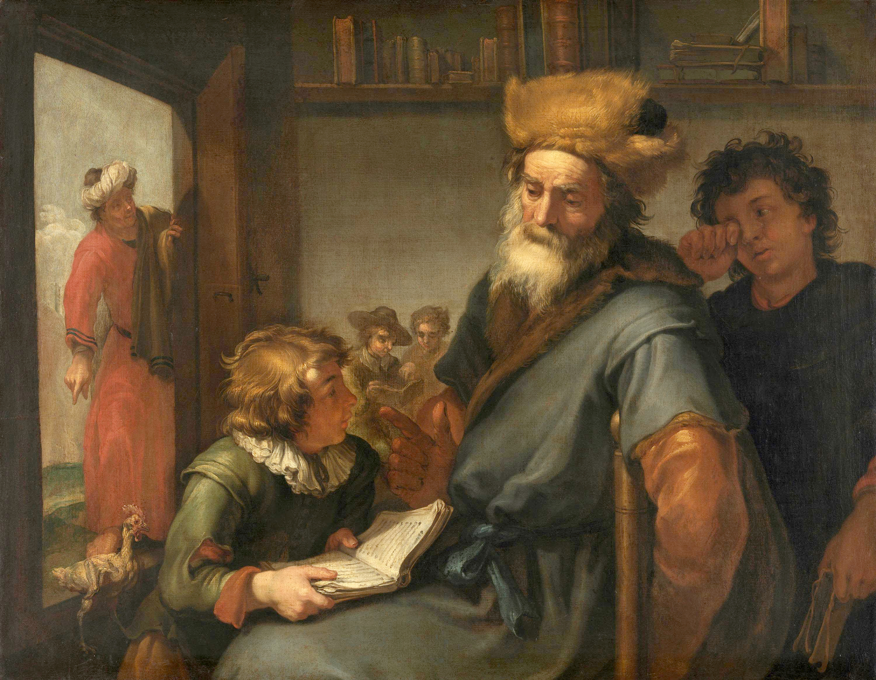 Plato Mocked by Diogenes