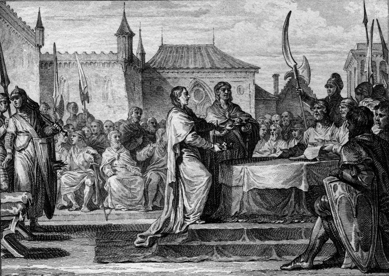Succession of Pepin the Brief, Division of the Kingdom Between Charlemagne and Carloman