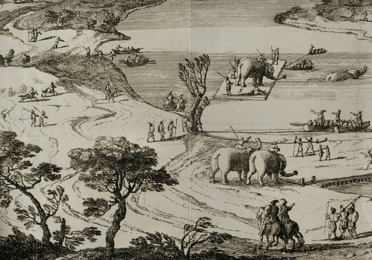 Hannibal Crossing the Rhone