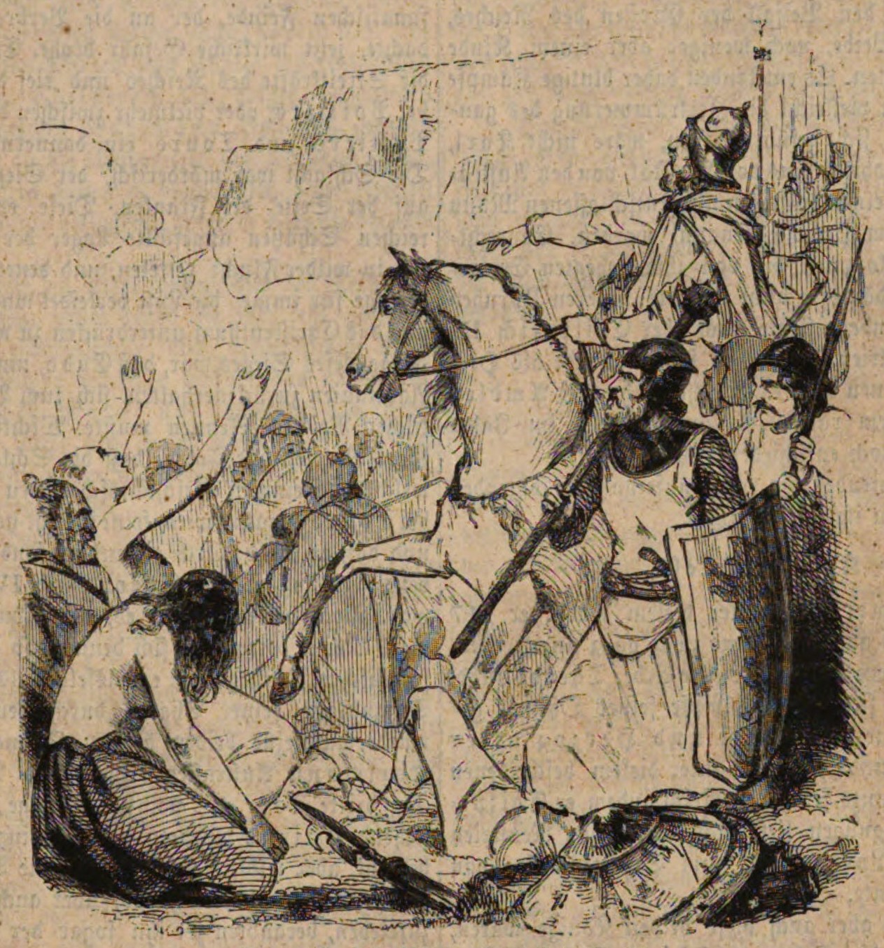 Charlemagne destroys the Irmen Column
