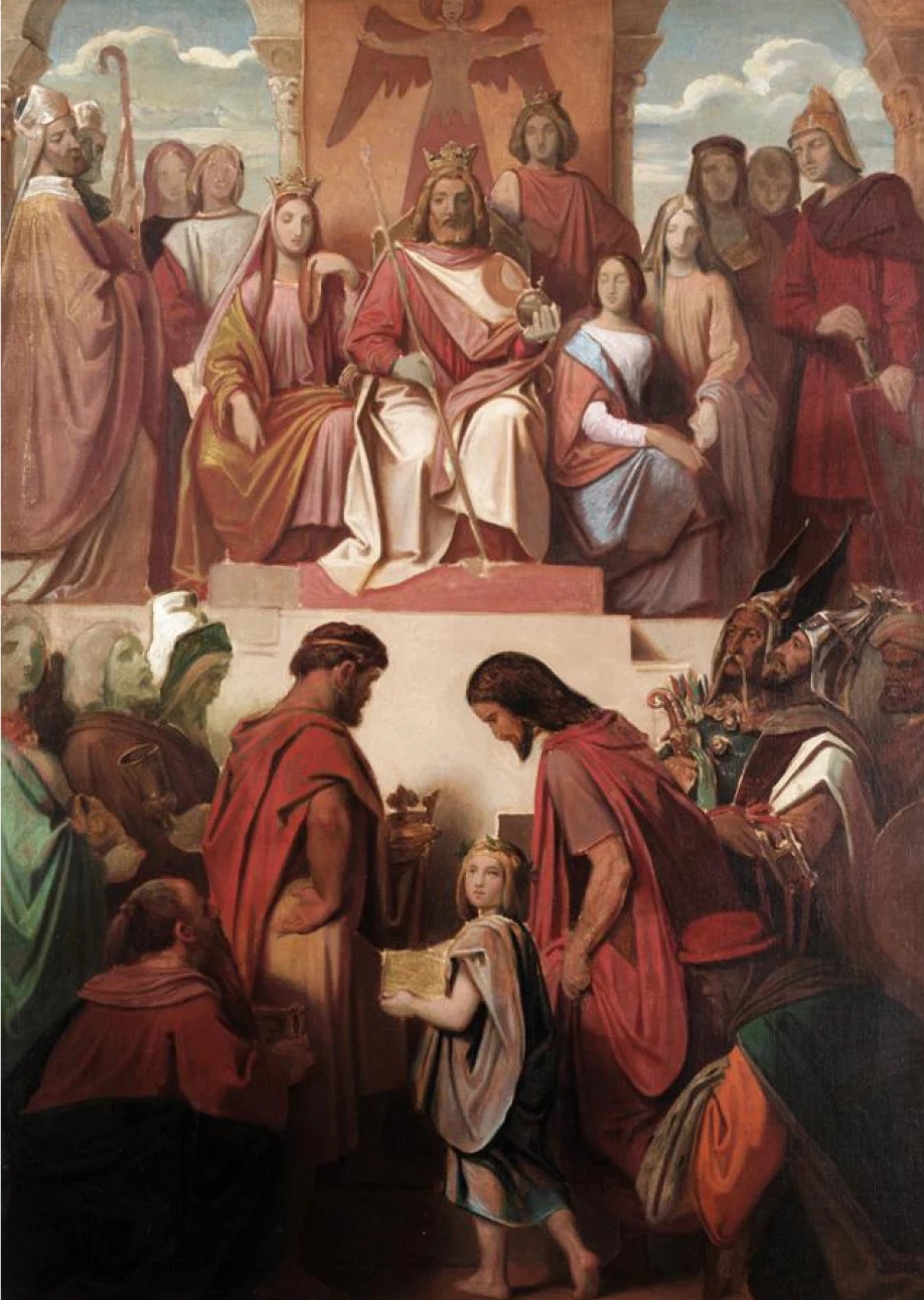 Otto I celebrating Whitsuntide at Quedlingburg