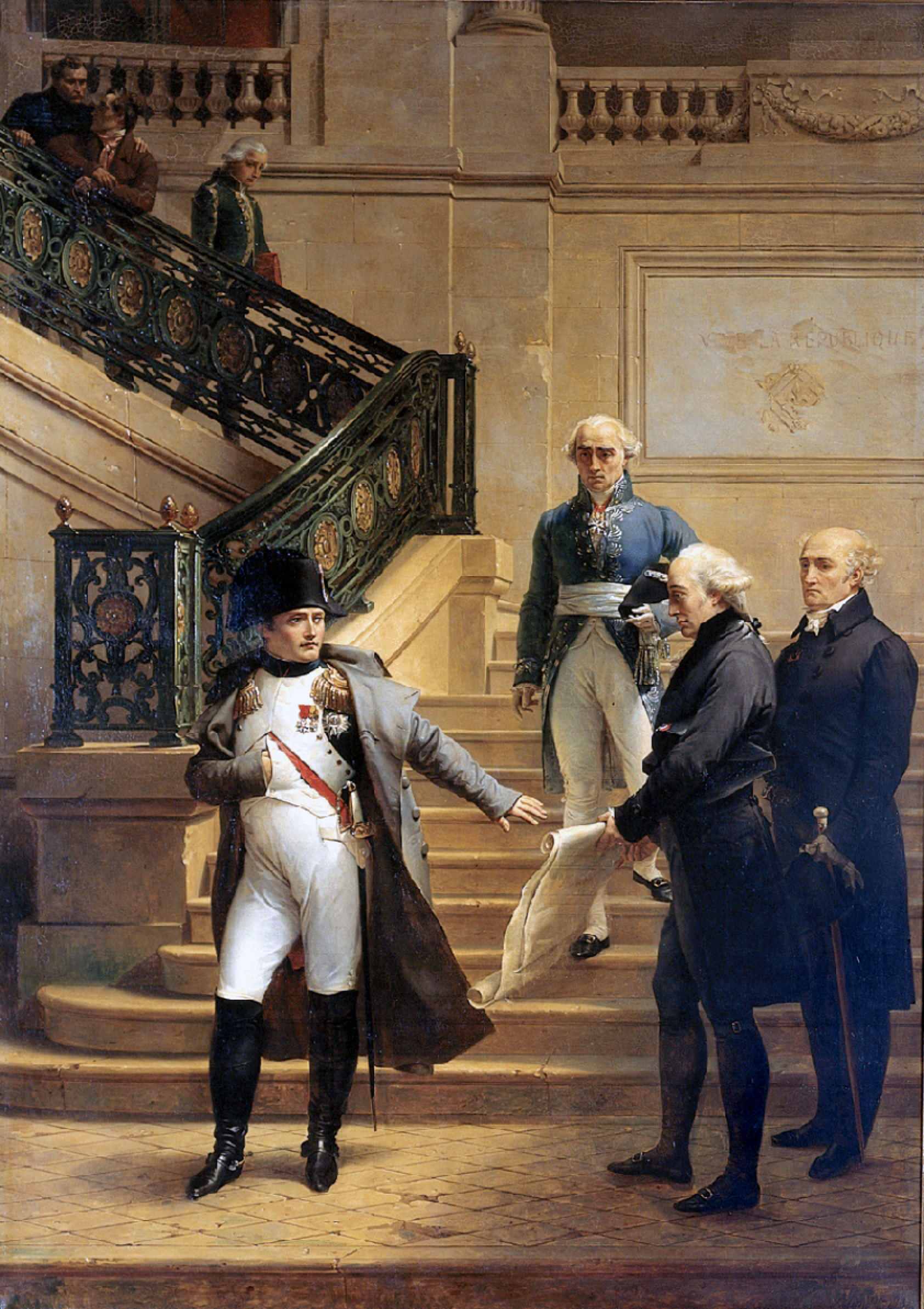 Visit of Napoleon to the Palais-Royal where the Tribunate sat