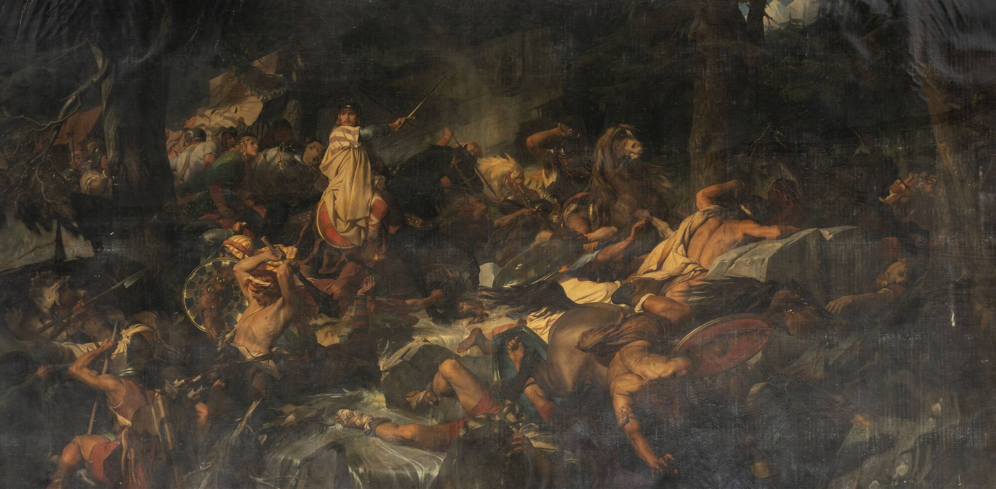Charlemagne, Emperor of the West, Crossed the Alps