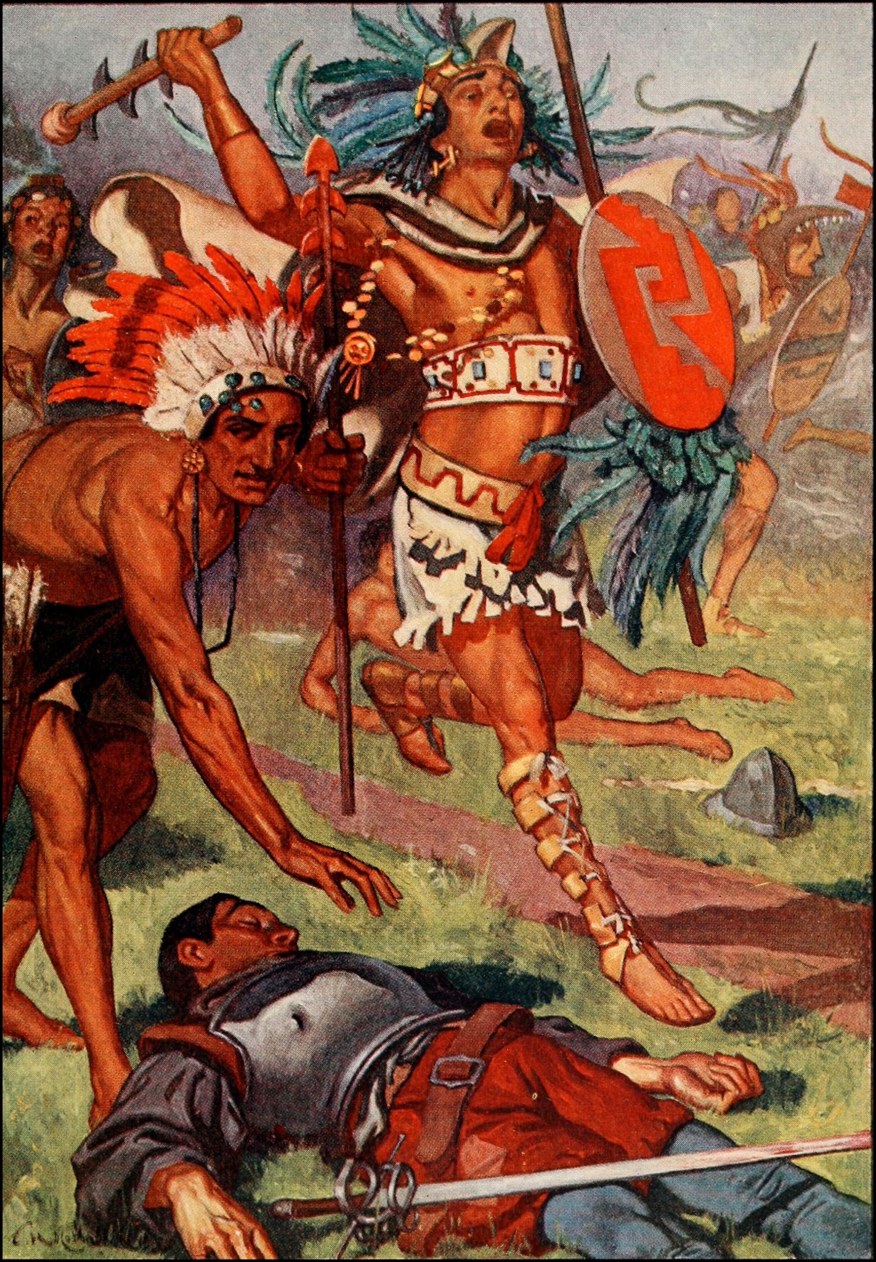 Aztecs continue their assault against the conquistadors