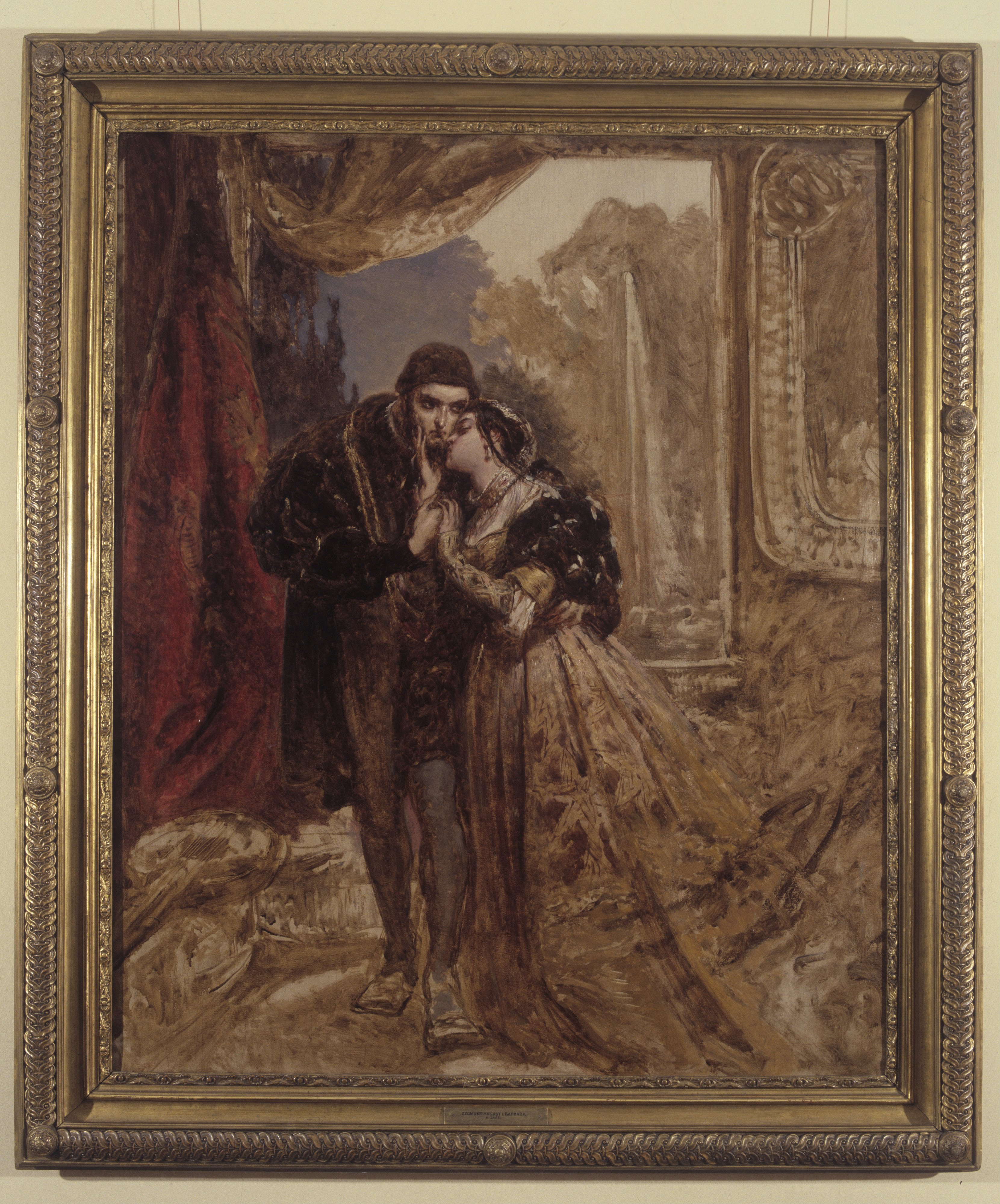 Zygmunt August and Barbara Radziwiłł
