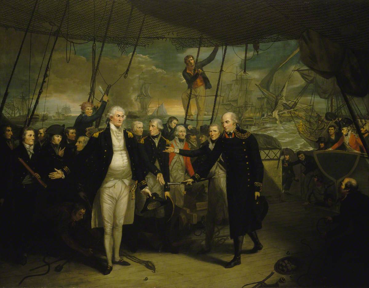 Duncan Receiving the Surrender of de Winter at the Battle of Camperdown, 11 October