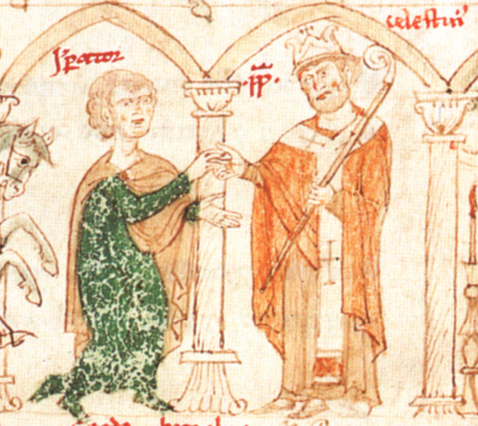 Pope Celestine III & Henry VI