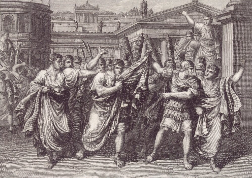 Sejanus arrested and condemned to death