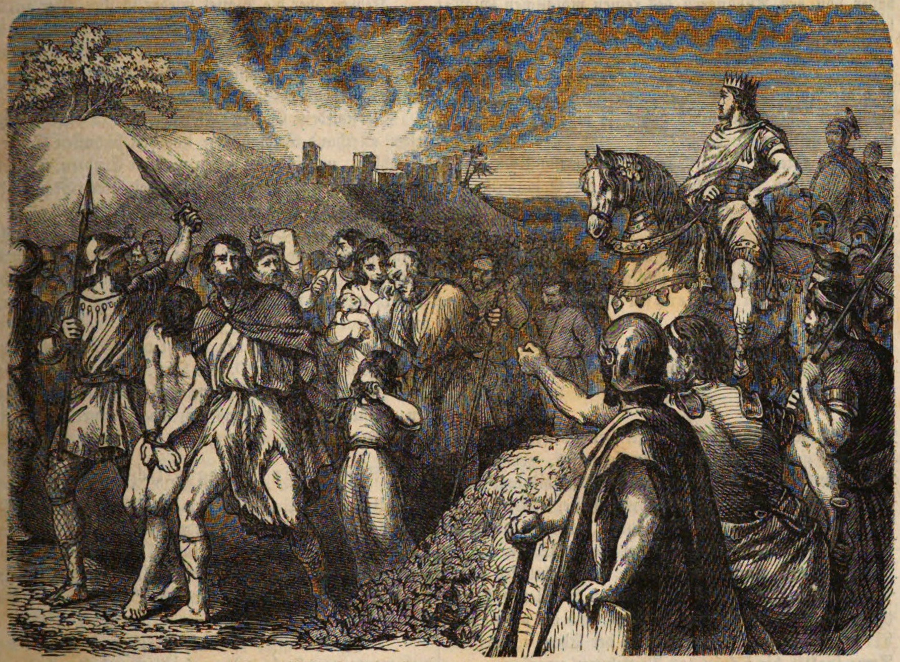 Transfer of the captured Israelites to Babylon