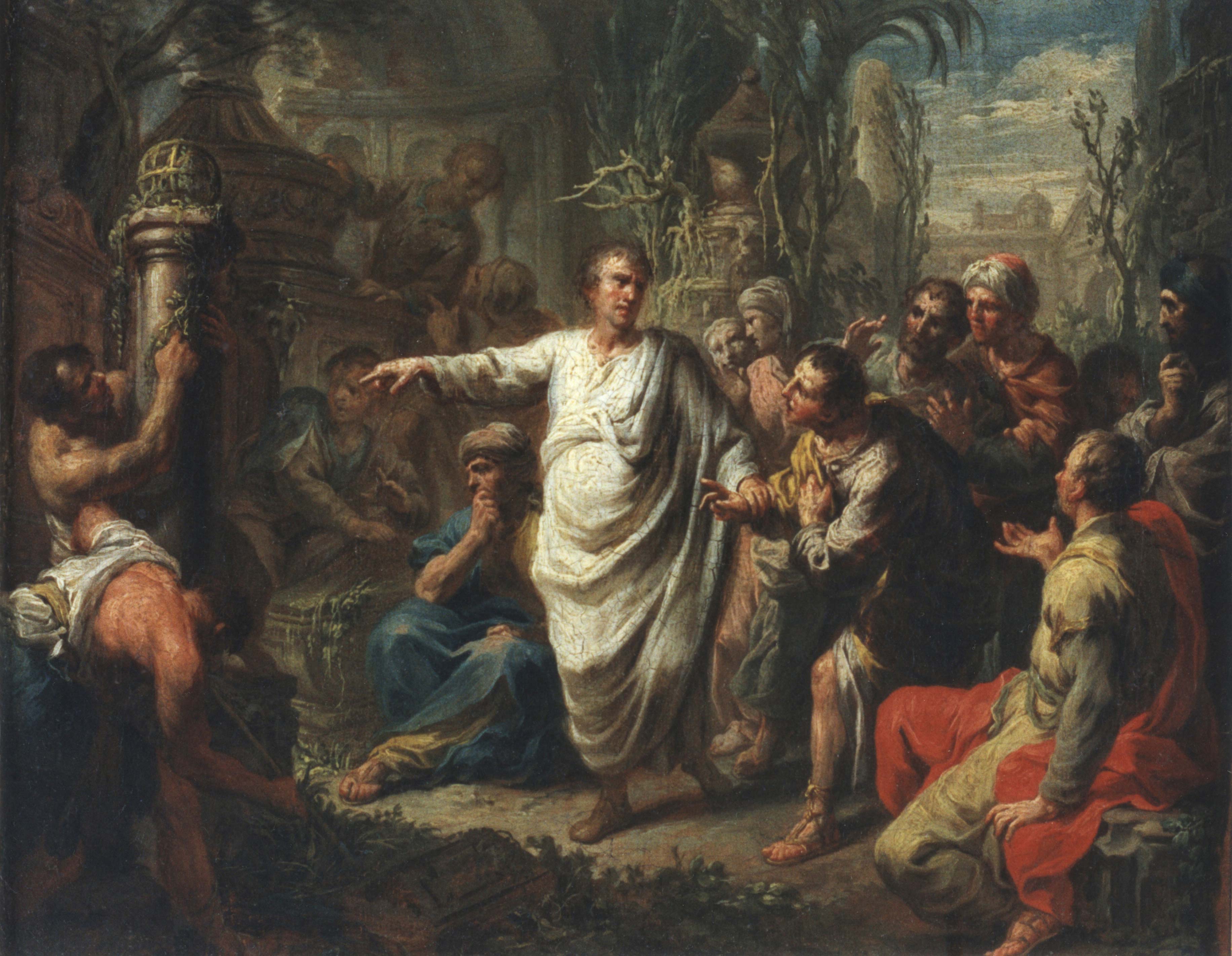 Cicero discovering the tomb of Archimedes