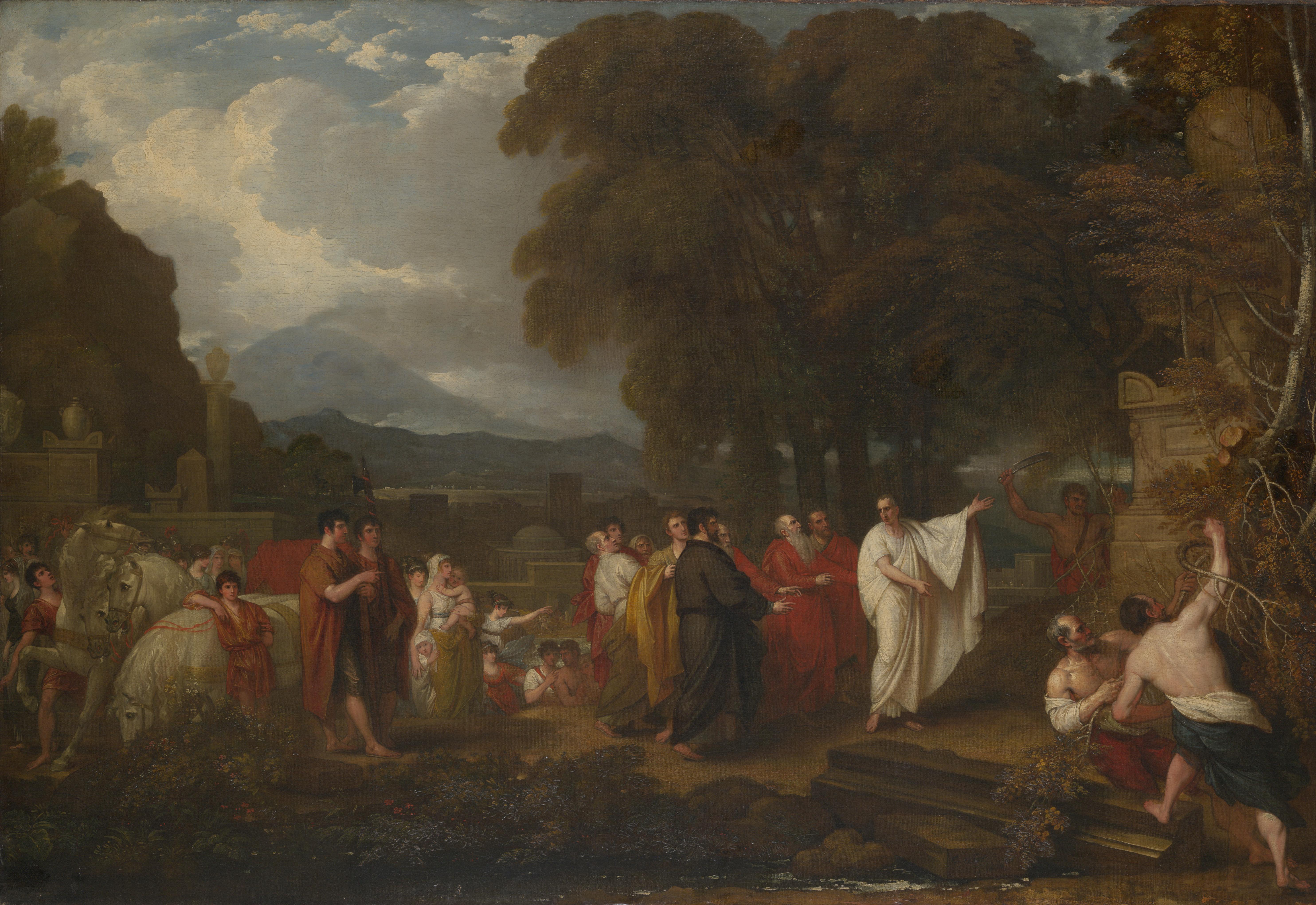 Cicero Discovering the Tomb of Archimedes