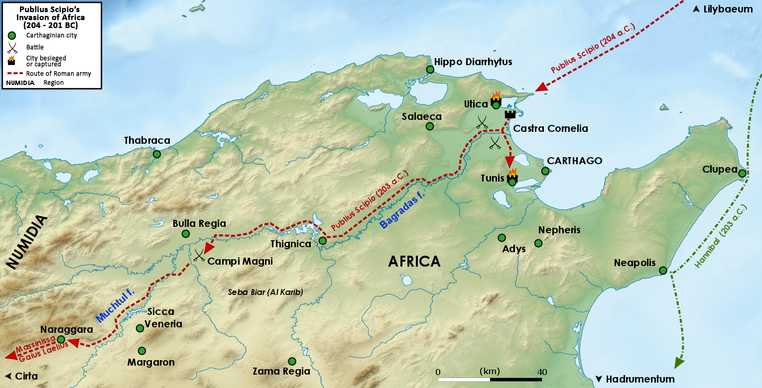 –201 BC Publius Scipio's Invasion of Africa