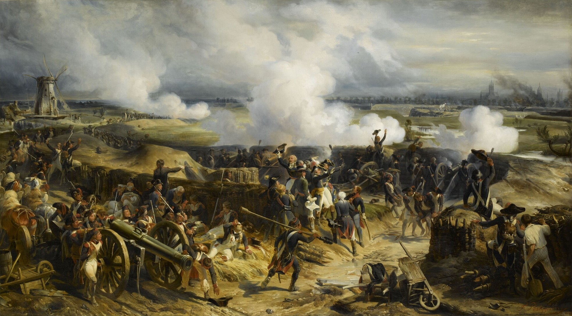 June 17, The Taking of Ypres by the French Army by Henri Félix Emmanuel Philippoteaux