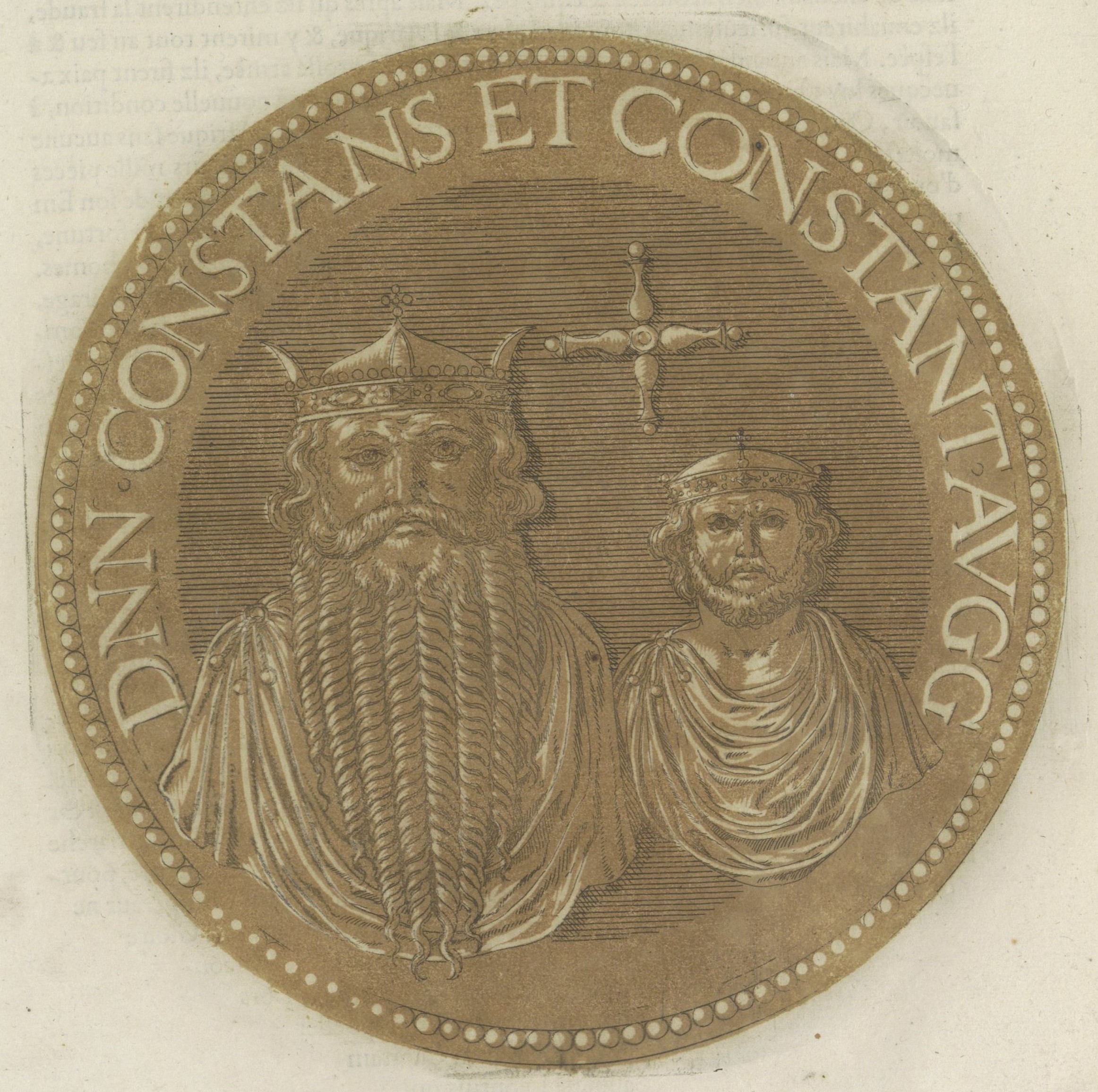 Constantine III and his son Constans II