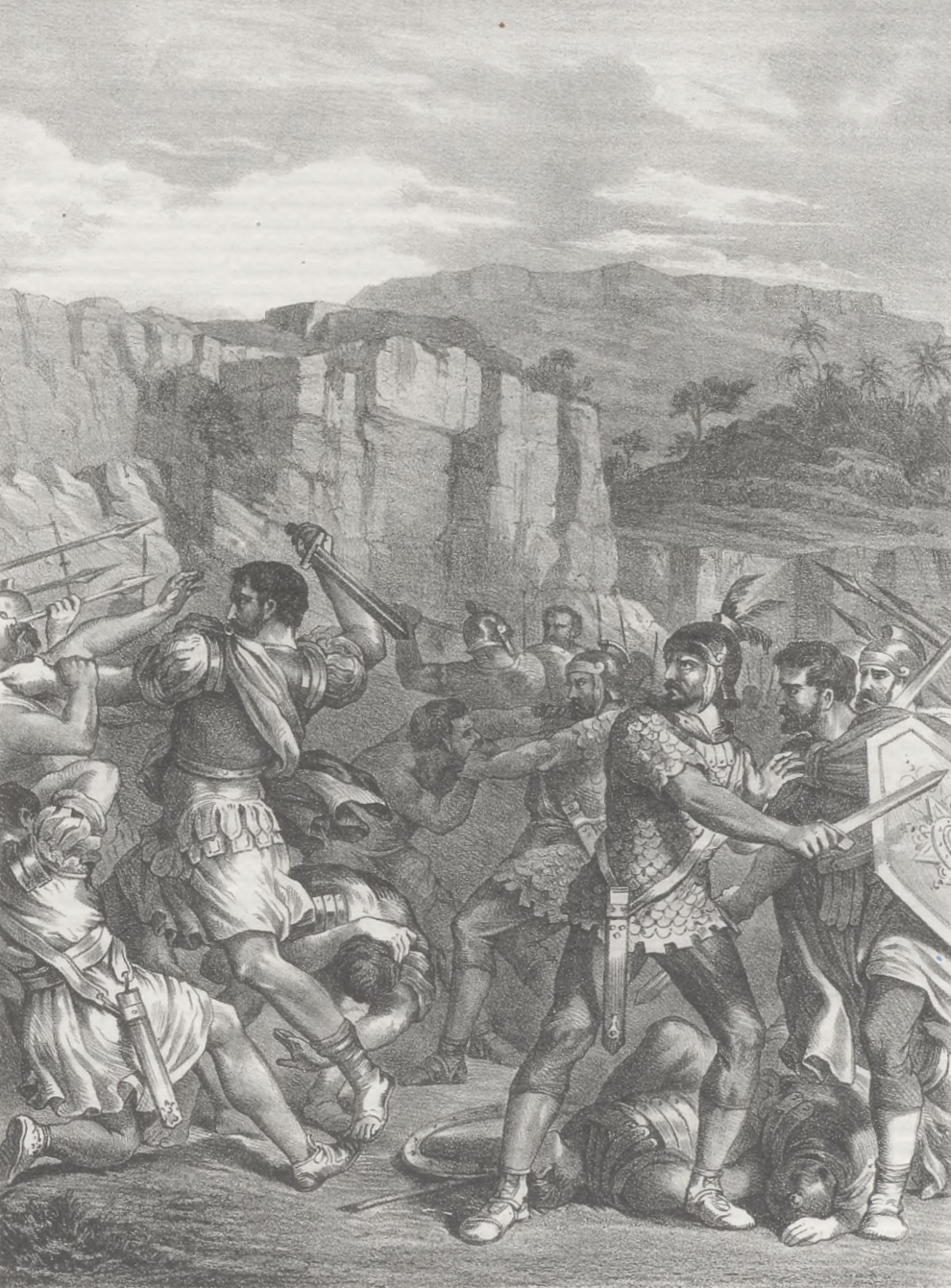 Theodosius the Elder fights the insurrectionists in Africa