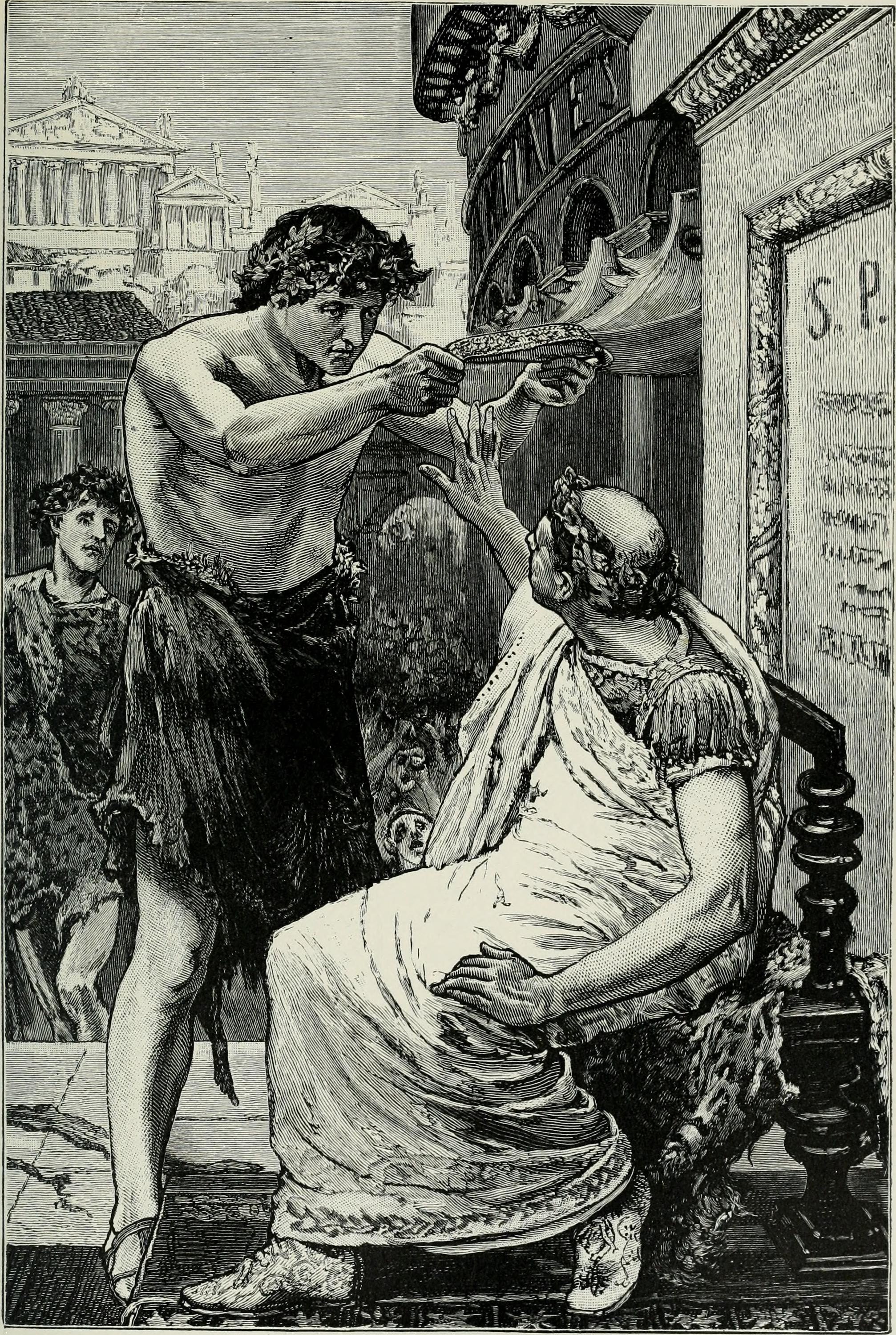 Mark Antony offers Caesar the crown