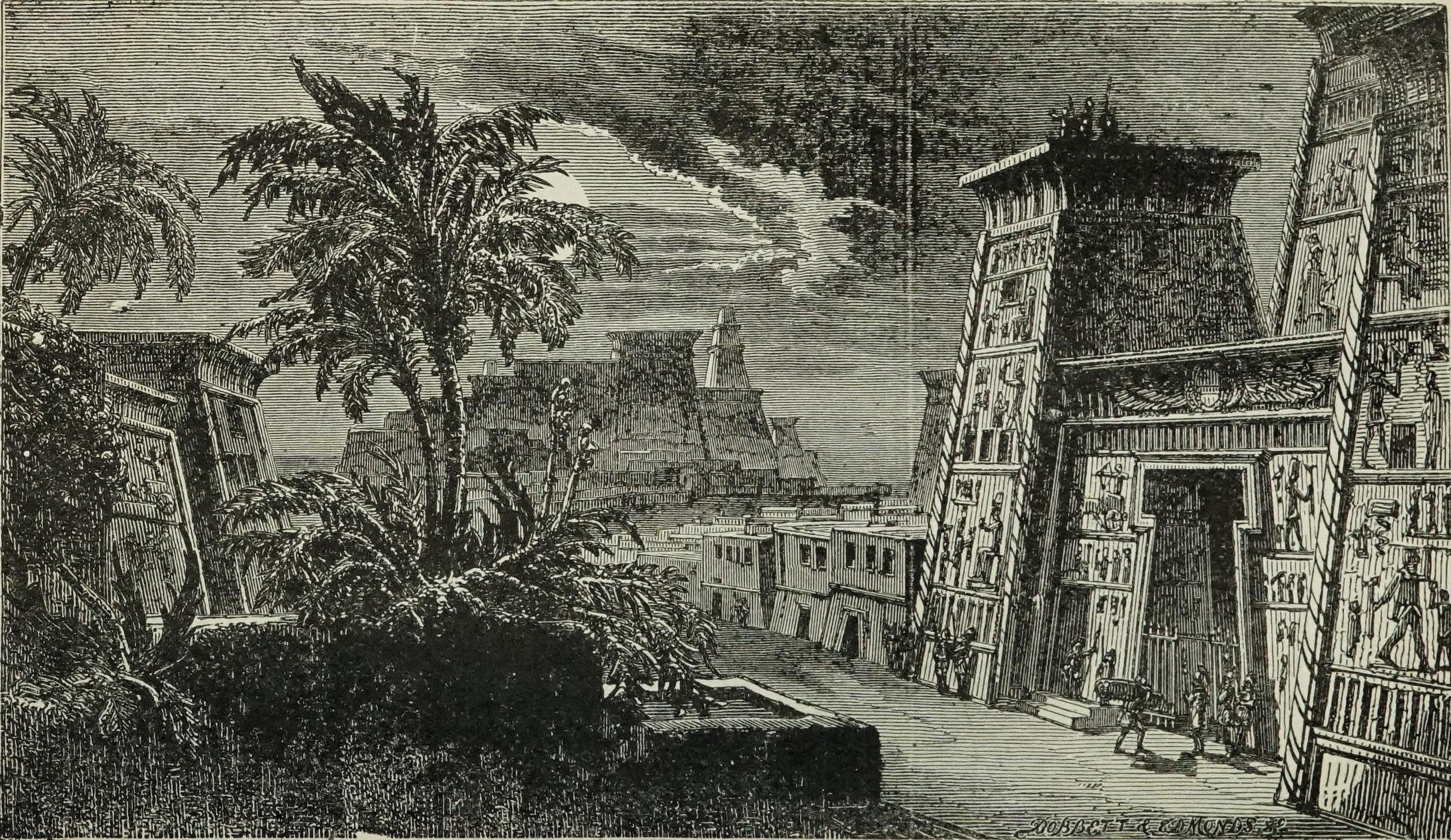 Cleopatra entering the Palace of Caesar