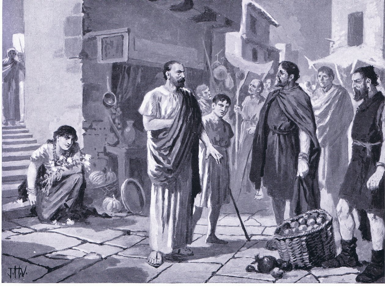 Roman Colonisers Trading with Native Dacians