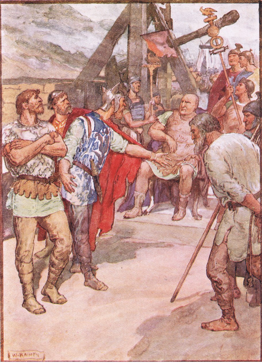 Marius and the ambassadors of the Cimbri
