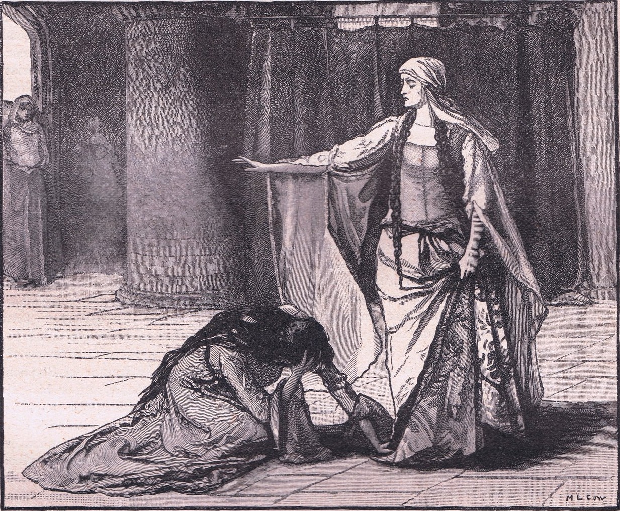Interview between the Empress Matilda and Queen Maud