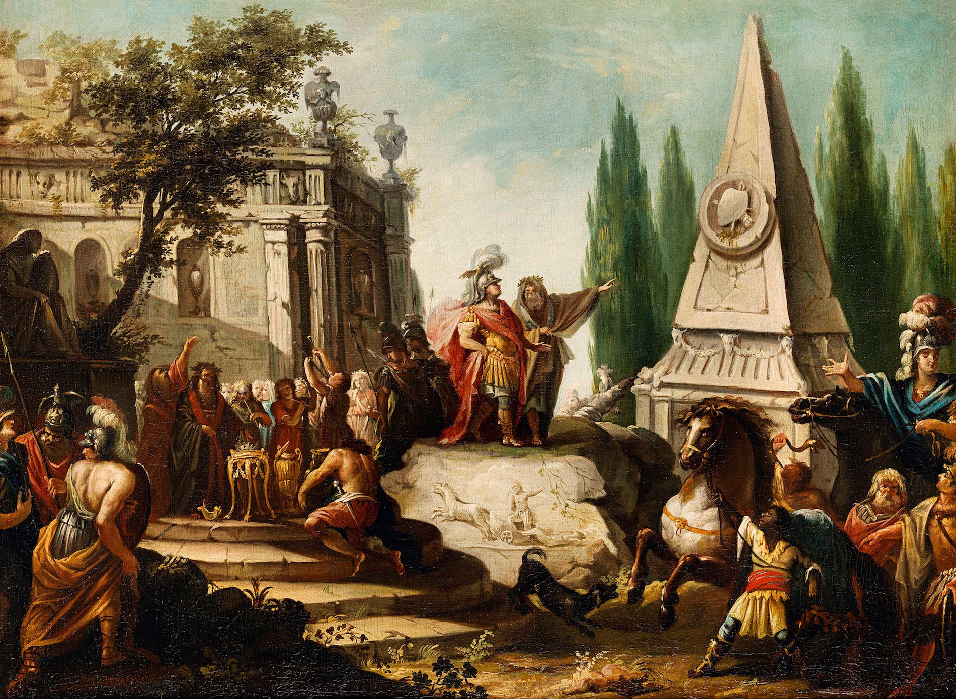 Alexander the Great at Achilles' Tomb